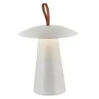 Nordlux Bordslampa Ara Batteri Aluminium Vit 2W 240lm - 830 Varm Vit | Dimbar Touch