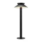 Nordlux Solar Piedestallampa Justina Metall Svart 5W 400lm - 830 Varm Vit | Rörelse- och Ljussensor