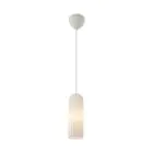 Nordlux Miella Pendellampa Glas Vit | Passande för 1x E27