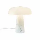 DFTP by Nordlux Bordslampa Glossy Marmor och Glas Vit | 220mm - Passande för 1x  E14