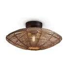 Good&Mojo Taklampa Tanami Rattan Brun | Passande för 1x E27 