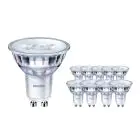 Flerpack 10x Philips Corepro LED Spot GU10 PAR16 3.5W 255lm 36D - 827 Extra Varm Vit | Ersättare 35W