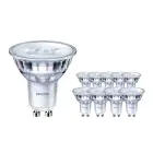 Flerpack 10x Philips Corepro LED Spot GU10 PAR16 4.6W 370lm 36D - 830 Varm Vit | Ersättare 50W
