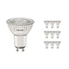 Flerpack 10x Noxion PerfectColor LED Spot GU10 PAR16 4W 345lm 60D - 940 Kallvit | Bästa färgåtergivning - Dimbar - Ersättare 50W