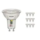 Flerpack 10x Noxion LED Spot GU10 PAR16 3.7W 270lm 36D - 840 Kallvit | Ersättare 35W