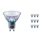 Flerpack 10x Philips MASTER LED Spot ExpertColor GU10 PAR16 3.9W 265lm 25D - 927 Extra Varm Vit | Bästa färgåtergivning - Dimbar - Ersättare 35W