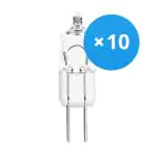 Flerpack 10x Osram Halogen G4 Capsule Halostar 20 W 