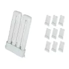 Flerpack 10x Osram Dulux F 24W 840 | Kallvit - 4-Stift