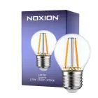 Noxion Lucent LED E27 Boll Filament Klar 2.5W 250lm - 827 Extra Varm Vit | Dimbar - Ersättare 25W