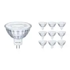 Flerpack 10x Philips Corepro LED Spot GU5.3 MR16 4.4W 345lm 36D - 827 Extra Varm Vit | Ersättare 35W