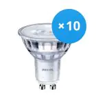 Flerpack 10x Philips Corepro LED Spot GU10 PAR16 4W 350lm 36D - 840 Kallvit | Ersättare 50W