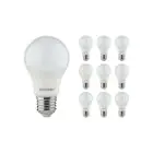 Flerpack 10x Noxion Lucent Classic LED E27 Päron Matt 8.5W 806lm - 830 Varm Vit | Ersättare 60W