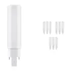 Flerpack 10x Ledvance Dulux-D LED 6W - 830 Varm Vit | 2-Stift - Ersättare 13W
