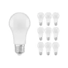 Flerpack 10x Ledvance Classic LED E27 Päron Matt 8.5W 806lm - 840 Kallvit | Ersättare 60W