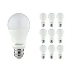 Flerpack 10x Noxion Lucent Classic LED E27 Päron Matt 9.5W 1055lm - 830 Varm Vit | Ersättare 75W