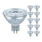 Flerpack 10x Ledvance Performance LED Spot Reflektor GU5.3 MR16 5W 345lm 36D - 927 Extra Varm Vit | Bästa färgåtergivning - Dimbar - Ersättare 35W
