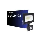 Noxion LED Strålkastare Beamy G3.1 Svart 20W 2200lm 100D - 830 Varm Vit | IP44 - Rörelse- och Ljussensor - Symmetrisk 
