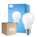 Flerpack 10x Philips Corepro LED Lampa E27 Päron Matt 10.5W 1521lm - 830 Varm Vit | Ersättare 100W