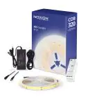 Noxion Led-Ljusslingor Naga 5 Meter Komplett set - Smart Wifi - 24V - 320LEDs/m - COB - 8W/m - 965 Dagsljus | 8mm - IP20 - Bästa Färgåtergivning