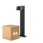 Flerpack 4x D'Lite Piedestallampa Lira Svart 7W 600lm 830 Varm Vit | IP54