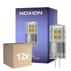 Flerpack 12x Noxion Bolt LED Capsule G4 2W 200lm - 827 Extra Varm Vit | Dimbar - Ersättare 21W
