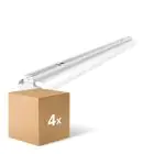Flerpack 4x Noxion Allmänbruksarmatur Click Reflektor V2 LED T8 | Passande för 2x 150cm LED Rör