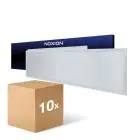Flerpack 10x Noxion LED Panel Ecowhite V4.0 28W 3360lm - 830-840-865 CCT | 120x30cm