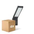 Flerpack 4x Steinel LED Strålkastare XLED Home Antracit 10.5W 550lm - 830 Varm Vit | IP44 - Rörelsesensor - Symmetrisk