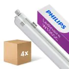 Flerpack 4x Philips LED Allmänbruksarmatur Vattentät Ledinaire WT065C 30/53W 4100/6800lm - 840 Kallvit | 150cm
