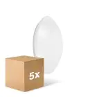 Flerpack 5x Ledvance Surface Cirkulär 250 Vit 13W 920lm - 830 Varm Vit | Sensor - IP44 - Ersättare 2x13W