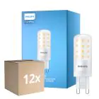 Flerpack 12x Philips CorePro LED Capsule G9 Matt 4W 480lm - 827 Extra Varm Vit | Dimbar - Ersättare 40W