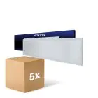 Flerpack 5x Noxion LED Panel Ecowhite V4.0 28W 3200lm - 830 Varm Vit | 120x30cm - UGR 