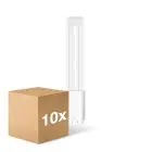 Flerpack 10x Ledvance Dulux-L LED 8W - 840 Kallvit | 4-Stift - Ersättare 18W