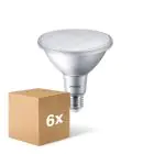 Flerpack 6x Philips CorePro LED Lampa Reflektor E27 PAR38 9W 750lm 25D - 927 Extra Varm Vit | Bästa färgåtergivning - Ersättare 60W