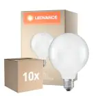 Flerpack 10x Ledvance Classic LED E27 Globe Filament Matt 3.8W 806lm - 827 Extra Varm Vit | Ersättare 60W