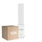 Flerpack 10x Noxion Lucent PL-S LED  4.3W - 827 Extra Varm Vit | 4-Stift - Ersättare 9W