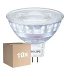 Flerpack 10x Philips Master LED Spot GU5.3 MR16 7.5W 621lm 36D - 922-927 Dim To Warm | Bästa Färgåtergivning - Dimbar - Ersättare 50W