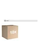 Flerpack 10x Philips Master LED Rör T8 (EM/Mains) Ultra Output 13.5W 2500lm - 840 Kallvit | 120cm - Ersättare 36W