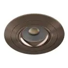 Noxion Infälld Spot Logic MR16 Lutningsbar Glänsande Bronze | 92mm - Utskärning  80mm - IP20 - Inkl. GU10 Sockel