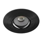 Noxion Infälld Spot Logic MR16 Lutningsbar Glänsande Svart | 92mm - Utskärning  80mm - IP20 - Inkl. GU10 Sockel