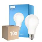 Flerpack 10x Philips Corepro LED Lampa E27 Päron Matt 13W 2000lm - 827 Extra Varm Vit | Ersättare 120W