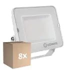 Flerpack 8x Ledvance LED Strålkastare Kompakt Vit 50W 5000lm 100D - 865 Dagsljus | IP65 - Symmetrisk 