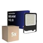 Flerpack 5x Noxion LED Strålkastare Beam V2.0 40-100W 5300-14000lm 90D - 830-840-865 CCT | IP66 - Asymmetrisk Type II