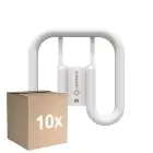 Flerpack 10x Ledvance DULUX-SQ LED 7W - 835 Varm Vit | 2-Stift - Ersättare 16W