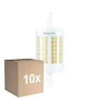 Flerpack 10x Philips LED Linear R7s CorePro 78mm 11.5W 1521lm - 830 Varm Vit |Ersättare 100W