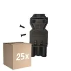 Flerpack 25x Noxion GST - Kompatibel Anslutningsstycke - Manlig - 3 pole