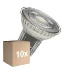 Flerpack 10x Ledvance LED Spot GU10 PAR16 6.1W 575lm 36D - 930 Varm Vit | Bästa Färgåtergivning - Dimbar - Ersättare 80W