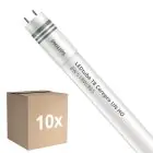 Flerpack 10x Philips LED Rör T8 CorePro (UN) High Output 8W 900lm - 865 Dagsljus | 60cm - Ersättare 18W