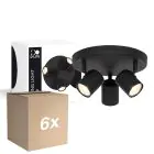 Flerpack 6x D'Lite Taklampa Trop Sandig Svart | Passande För 3x GU10