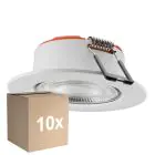 Flerpack 10x Ledvance Spot Combo Fire Rated FIX Vit 5W 560lm 60D - 840 Kallvit | Utskärning   70 - IP65 - Dimbar